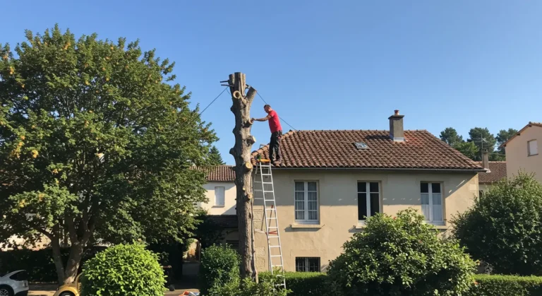 Élagage d'arbres à Aubagne