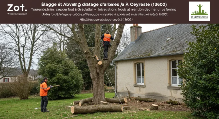Élagage professionnel à Ceyreste.