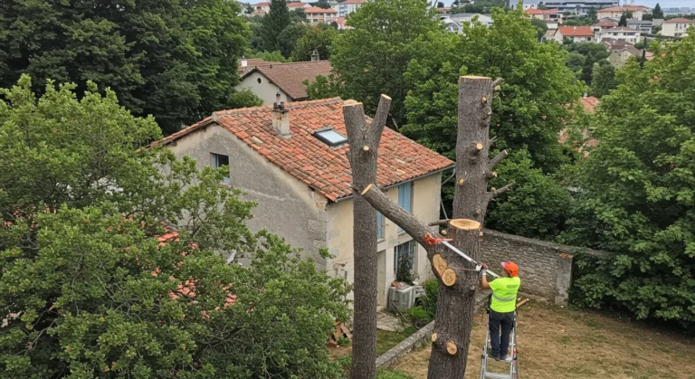 Taille d'arbres en milieu urbain